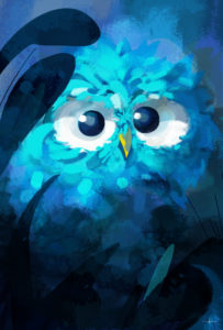 Peinture Blue owl