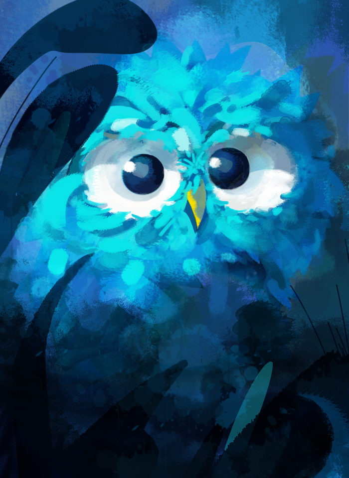 Peinture Blue owl
